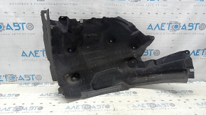 Front left rear fender liner BMW 5 F10 11-16, fasteners torn