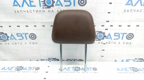 Headrest 2nd row right VW Atlas 21-23 brown leather, white stitching, dry cleanable, scratches