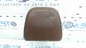 Headrest 2nd row right VW Atlas 21-23 brown leather, white stitching, dry cleanable, scratches