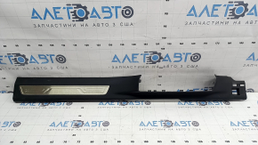 Front right door sill plate VW Atlas 18-26 black, with chrome, scratches on chrome