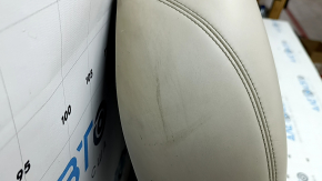 Rear seat cushion BMW 5 F10 14-16 Nappa leather Elfenbein Weiss, for cleaning, scratches