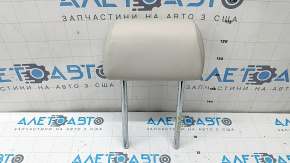 Headrest 2nd row left BMW 5 F10 14-16 Nappa leather Elfenbein Weiss, dented, scratched