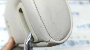 Headrest 2 row central BMW 5 F10 14-16 Nappa leather Elfenbein Weiss, scratches