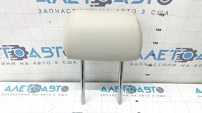 Headrest 2nd row right BMW 5 F10 14-16 Nappa leather Elfenbein Weiss, for cleaning