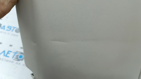 Side panel of the 2nd row of seats, left, BMW 5 F10 14-16, Nappa Elfenbein Weiss leather, dents, scratches, needs cleaning
