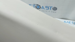 Side bolster of the 2nd row of seats, right BMW 5 F10 14-16, Nappa Elfenbein Weiss leather, dents, needs cleaning