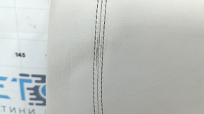 Right rear seat back BMW 5 F10 14-16 Nappa Elfenbein Weiss leather, dents, scratches, needs cleaning