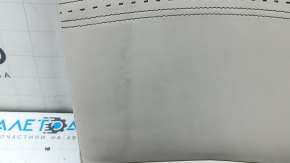 Right rear seat back BMW 5 F10 14-16 Nappa Elfenbein Weiss leather, dents, scratches, needs cleaning