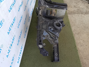 Front right quarter of Audi A5 F5 18-25 5D sawed off, black, butt