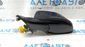 Left side mirror complete BMW 5 F10 14-16 5 pins, turn signal, heated, auto-dimming, Shadow-Line, blue, scratches