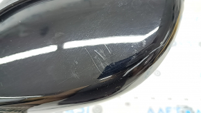 Right side mirror complete BMW 5 F10 14-16 5 pins, turn signal, heated, Shadow-Line, blue, scratches