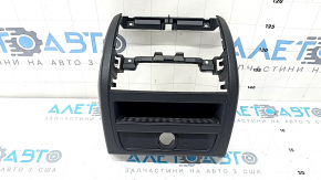 Rear center console trim BMW 5 F10 11-16 black, scratches