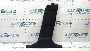 The lower right center pillar trim for BMW 5 F10 11-16 is black and the coating has peeled off