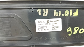 External rear left door sill trim BMW 5 F10 11-16 backlight, dents, scratches