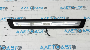 Outer front left door sill trim BMW 5 F10 11-16 backlight, dents, scratches