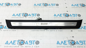 Outer door sill trim, front right, BMW 5 F10 11-16, backlight, bumpers