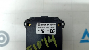 Parking button BMW 5 F10 11-16 with AutoHold, cracks, bump