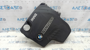 BMW 5 F10 12-16 2.0T engine cover melted
