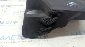 BMW 5 F10 12-16 2.0T engine cover melted