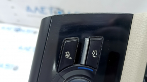 Climate control and radio control for BMW 5 F10 11-16 auto, with heated seats, with beige Oyster trim, air under the glass, trim is worn