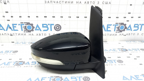 Right side mirror assembly Ford C-max MK2 13-18 10 pins, BSM, turn signal, backlight, heated, black