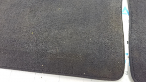 Set of floor mats, fabric, BMW 5 F10 14-16, black, SCHWARZ, for cleaning
