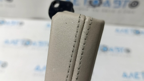 Upper left side center console trim BMW 5 F10 11-16 Nappa Elfenbein Weiss leather, cleanable, scratches