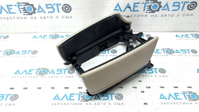 Armrest BMW 5 F10 11-16 Nappa leather Elfenbein Weiss, scratches, needs cleaning