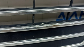 Front bumper upper grille Ford C-max MK2 17-18 usa rest chrome, non-factory holes, scratches on chrome
