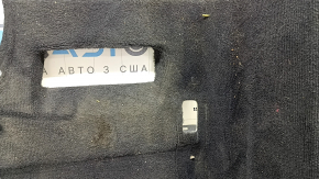Rear floor covering BMW 5 F10 14-16 black, dry cleanable