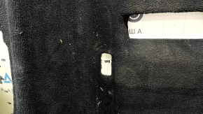 Rear floor covering BMW 5 F10 14-16 black, dry cleanable