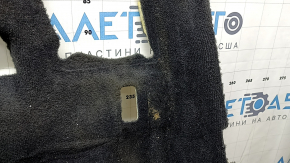 Rear floor covering BMW 5 F10 14-16 black, dry cleanable