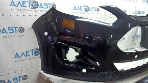 Front bare bumper Ford C-max MK2 13-18 usa black, for 6 parking sensors, scratches, dented