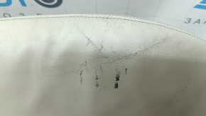 BMW 5 F10 14-16 driver's seat backrest upholstery, Nappa Elfenbein Weiss leather, heated, dry cleanable, cracked