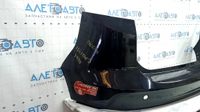 Rear bare bumper Ford C-max MK2 13-18 for parking sensors, black, dented