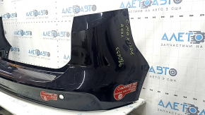 Rear bare bumper Ford C-max MK2 13-18 for parking sensors, black, dented