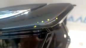 Front right headlight assembly Honda CRV 23-26 LED with black glossy molding, worn molding