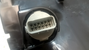 Front right headlight assembly Honda CRV 23-26 LED with black glossy molding, worn molding
