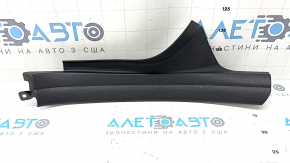 Inner rear right door sill trim BMW 5 F10 11-16 black, broken fastening