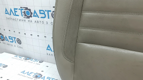 Ford C-max MK2 13-18 passenger seat cushion upholstery, grey leather, heated, wrinkled, dry cleanable