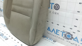 Ford C-max MK2 13-18 passenger seat cushion upholstery, grey leather, heated, wrinkled, dry cleanable