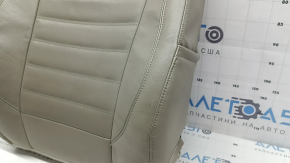 Ford C-max MK2 13-18 passenger seat back upholstery, grey leather, heated, wrinkled, dry cleanable