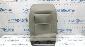 Ford C-max MK2 13-18 passenger seat back upholstery, grey leather, heated, wrinkled, dry cleanable