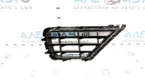 Front bumper grille left VW Touareg 15-17 black structure