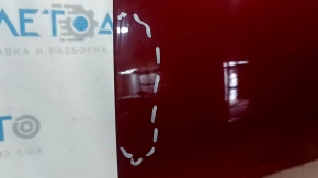 Bare front left door Lexus ES300h ES350 13-15 red 3R1, painted 0.2-0.3 mm, dented, chips