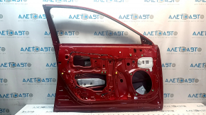 Bare front left door Lexus ES300h ES350 13-15 red 3R1, painted 0.2-0.3 mm, dented, chips