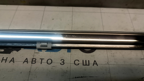 Molding door-glass central front left Lexus ES300h ES350 13-18 chrome, butt, scratches
