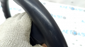 Bare steering wheel BMW 5 F10 11-16 black leather Sport under the petals, scratches, leather peeled off