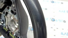 Bare steering wheel BMW 5 F10 11-16 black leather Sport under the petals, scratches, leather peeled off