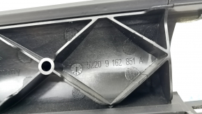 Rear seat trim, 2nd row, BMW 5 F10 11-16, Nappa Elfenbein Weiss leather, needs cleaning, dented, broken trim